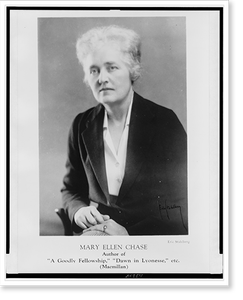 Historic Portrait - Mary Ellen Chase, half-length portrait, seated