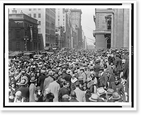 Vintage Street Scene - Easter - The Sunday throngs on Fifth Avenue