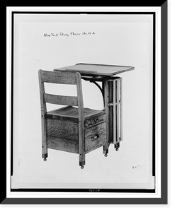 New York study chair, no. 12A, Historic Print