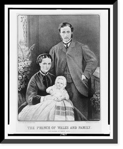 Historic Framed Print, The Prince of Wales and family.photographed by Vernon Heath.,  17-7/8" x 21-7/8"