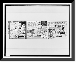 Historic Framed Print, Brenda Starr. This Basil St. John must be quite a man,  17-7/8" x 21-7/8"