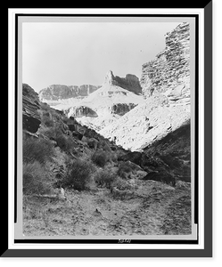 Historic Framed Print, Arizona, Grand Canyon, Temple of Isis,  17-7/8" x 21-7/8"