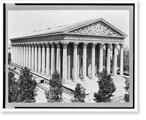 Historic Photo Print - Paris. L'église de la Madeleine.X Phot