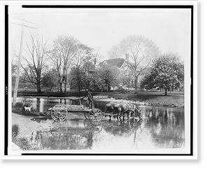 Historic Landscape - Riverside Inn, Nissequoque River, Smithtown, L.I