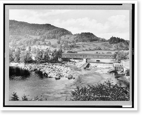 Historic Landscape - Covered Bridges - New Hampshire. Woodport