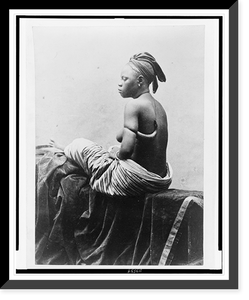 Historic Framed Print, A Golah woman,  17-7/8" x 21-7/8"