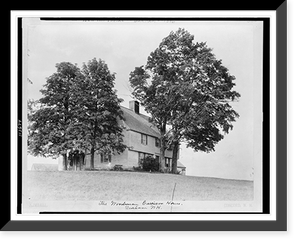 The Woodman Garrison house, Durham, N.H..Kimball, Concord, N.H, Antique Poster