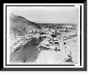 Zero weather in Skamokawa, Jan. 12, 1909.J.I. Eggman, Vintage Print