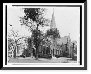 Historic Framed Print, [St. Thomas Episcopal Church, 18th St. and Church St., N.W., Washington, D.C.].photo by Wm. Edmund Barrett.,  17-7/8" x 21-7/8"