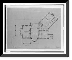 Alterations to a house (residence") for John Joy Edson, Montgomery County, Maryland. Plan", Historic Reproduction