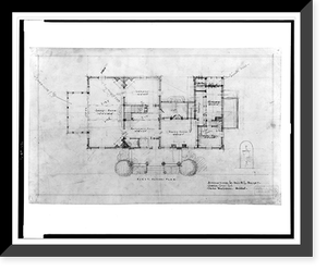 Alterations to a house for W.L. Wright, Garden City, New York. 1st floor Classic, Vintage Poster
