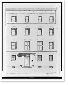Antique Architecture - Washington DC - Row house, 2030 Hillyer Place