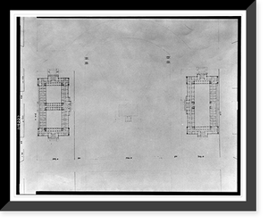 Government building for State, War, and Navy Departments, West Executive Avenue, N.W., Washington, D.C. Plan of grounds around president's house, Antique Wall Art