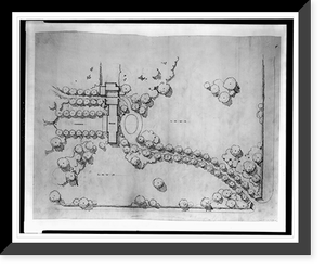 Alterations to a farm house (Luxmanor") for Morton J. Luchs, Rockville Road, Rockville, Maryland. Site plan", Antique Wall Art