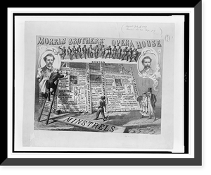 Morris Brothers' opera house, Boston.A. Trochsler & Co. lith., Boston, Antique Print