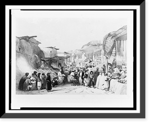 The main street in the bazaar at Caubul sic in the fruit season, Vintage Wall Art
