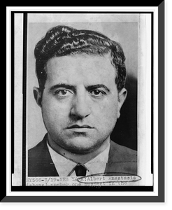 Albert Anastasia, bust portrait, facing front, Antique Poster