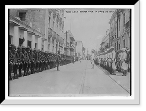 Historic Framed Print, Vera Cruz turned over to Army by Navy,  17-7/8" x 21-7/8"
