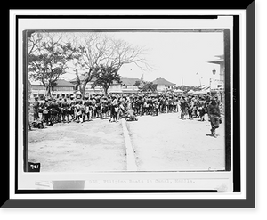 Historic Framed Print, At the taking of Malolos, the provincial capital,  17-7/8" x 21-7/8"