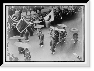 Historic Framed Print, Salvation Army, London .  Jap. in Parade,  17-7/8" x 21-7/8"