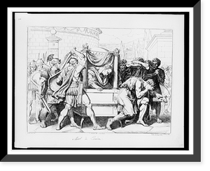 Historic Framed Print, Morte di Cicerone.Pinelli inv. e inc.,  17-7/8" x 21-7/8"