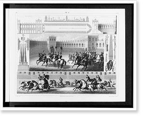 Historic Photo Print - Details from the Circensian games.G. Heck, dirt