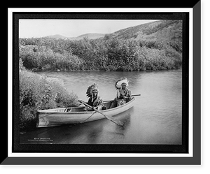 Historic Framed Print, Sioux sportsmen,  17-7/8" x 21-7/8"