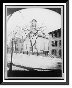 Historic Framed Print, St. James Church, Federal St., Salem, Mass.,  17-7/8" x 21-7/8"