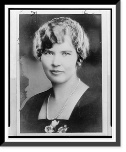 Historic Framed Print, [Mrs. Mabel Gillespie, head-and-shoulders portrait, facing front],  17-7/8" x 21-7/8"