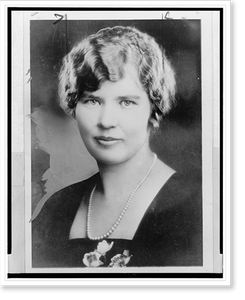 Vintage Portrait - Mrs. Mabel Gillespie, head-and-shoulders portrait