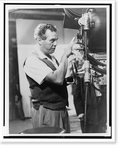 Vintage Americana Print - Desi Arnaz behind camera