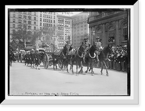 Historic Framed Print, Funeral of Vera Cruz dead, 5/11/14,  17-7/8" x 21-7/8"