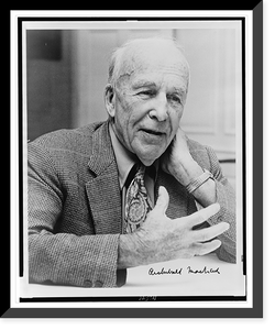 Archibald MacLeish, head-and-shoulders portrait, facing right Classic, Vintage Poster