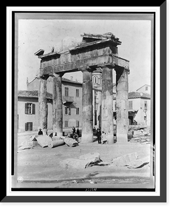 Arch of agora, Athens, Greece.Neue Photographische Gesellschaft A.G., Berlin - Steglitz, Historic Reproduction