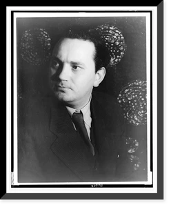Antique Portrait - Portrait of Thomas Wolfe - Vintage Wall Art Gift