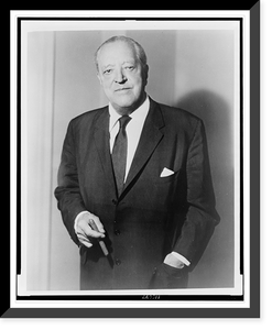 Ludwig Mies van der Rohe, half-length portrait, standing, facing front, Antique Print