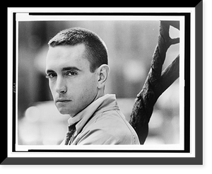 Historic Framed Print, [Edward Albee, head-and-shoulders portrait, facing left],  17-7/8" x 21-7/8"