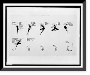 Historic Framed Print, Feiffer. A dance to summer.Jules Feiffer.,  17-7/8" x 21-7/8"