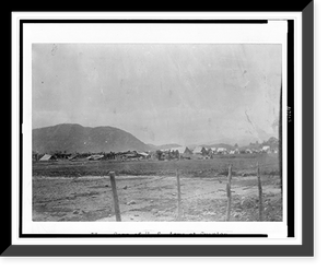 Historic Framed Print, Camp of U.S. Army at Gu&aacute;nica,  17-7/8" x 21-7/8"