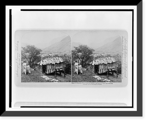 Historic Framed Print, Scene in mountain of Porto Rico on military road between Cayry and Aibonita,  17-7/8" x 21-7/8"