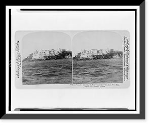 Morro" Castle - defending the harbor and city of San Juan, Porto Rico" Classic, Antique Print