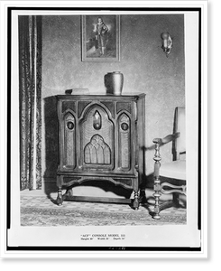 Vintage Photo Print - ACF console model 333 - Great Gift for History Buffs