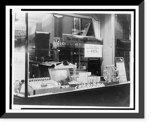 Display window of Ansell, Bishop & Turner, Inc., a shop dealing in Victrolas and Victor records at 1221 F Street, N.W., Washington, D.C, Antique Poster