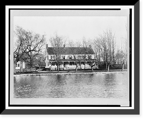 Lake Side House, Setauket, L.I. Classic, Antique Poster