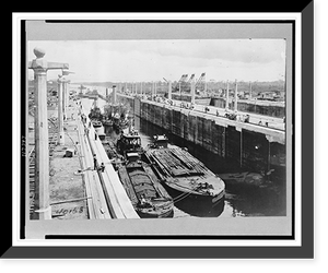 Historic Landscape - Gatun locks looking toward Atlantic entrance