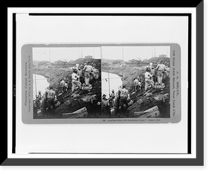 Loading holes with dynamite, Point 2, June 6, 1909, Vintage Wall Art