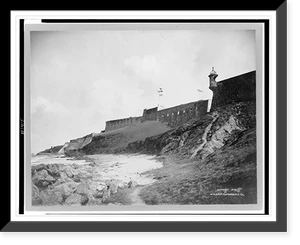 St. Cristobal Fortress, San Juan, Puerto Rico, Antique Poster