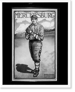 Vintage Americana Print - Mercersburg.Bristow Adams