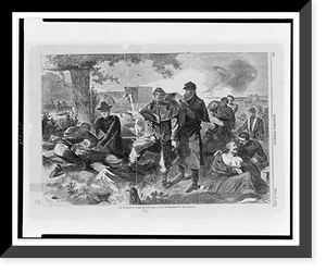 The surgeon at work at the rear during an engagement.Homer. - 2 Classic, Antique Print