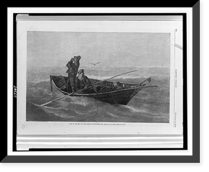 Lost in the fog on the banks of Newfoundland.drawn by M.J. Burns, Vintage Wall Art